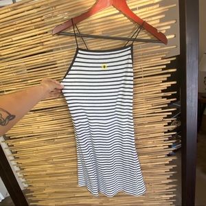 Topshop striped sunflower dress